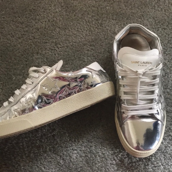 silver star sneakers